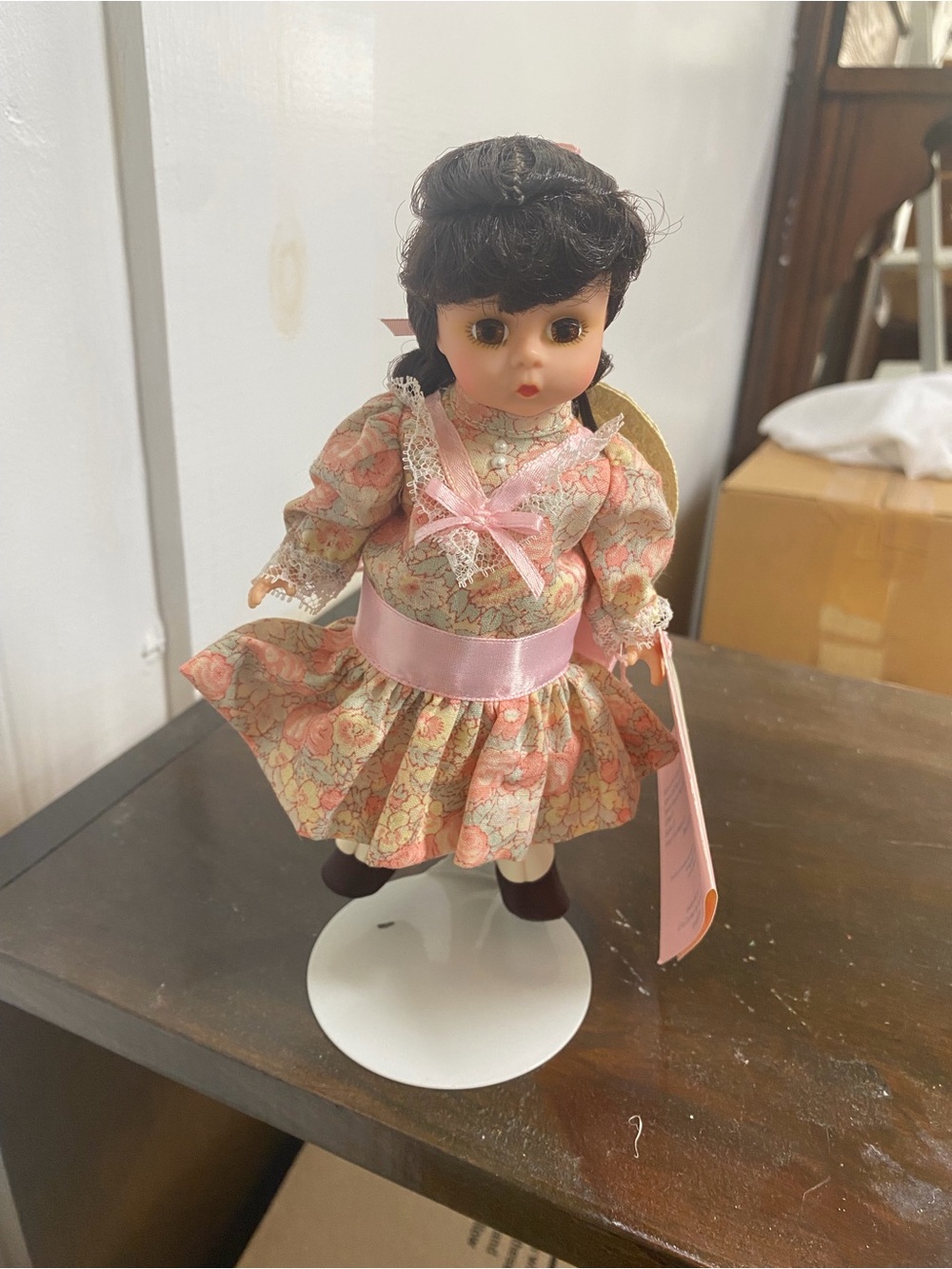Madame Alexander Pink Floral Dress Doll with Satin Sash Diana’s Sunday Social